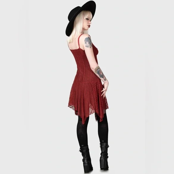 Killstar Emilia’s Wrath dress — red - Picture 3 of 7